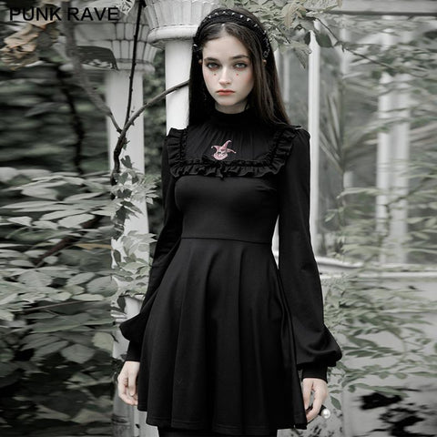 Clown Print sammeln Taillenkleid