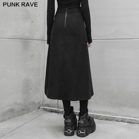 Punk vorne Mitte offene Gabel zwei mit mittleren Röcken