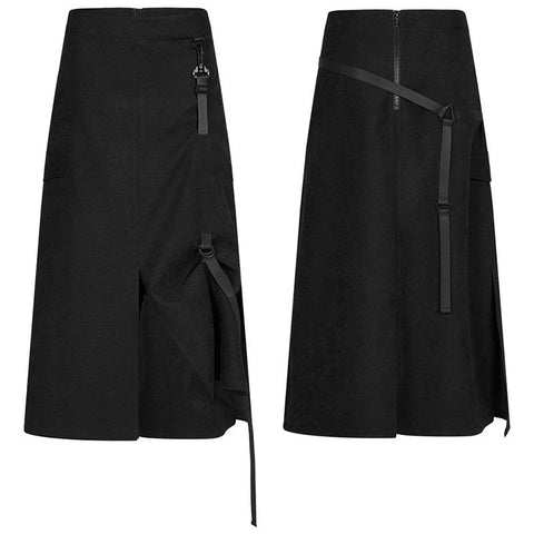 Punk vorne Mitte offene Gabel zwei mit mittleren Röcken