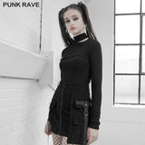 "PUNK" -Serie Ein Rock mit hoher Taille