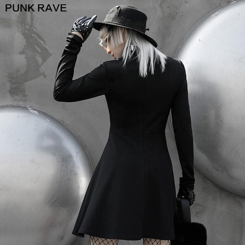 PUNK Stehkragenkleid