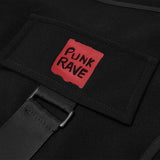 Faltenrock mit Punk-Taillensiegelung