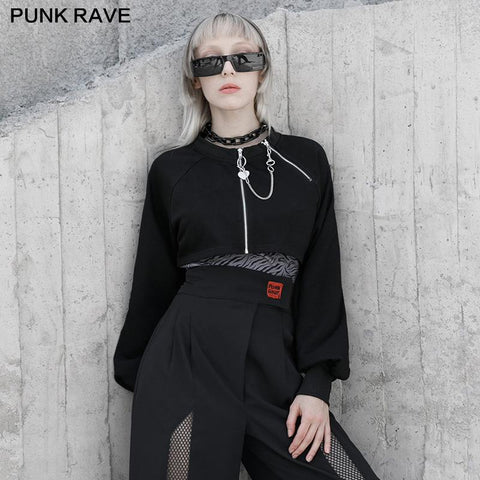 Doppelter Reißverschluss Cardigan Hoodie
