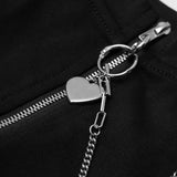 Doppelter Reißverschluss Cardigan Hoodie