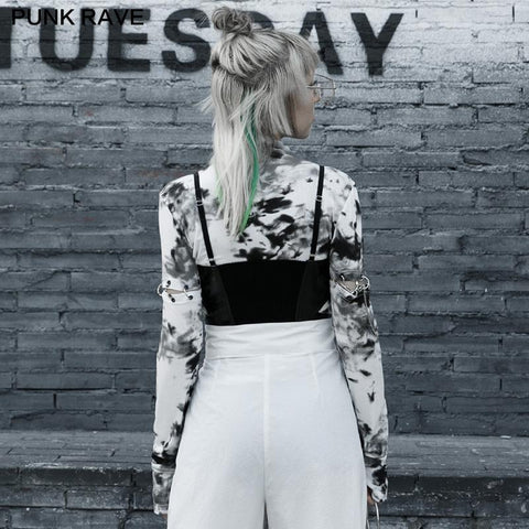 Langarm-T-Shirt mit abnehmbaren Ärmeln