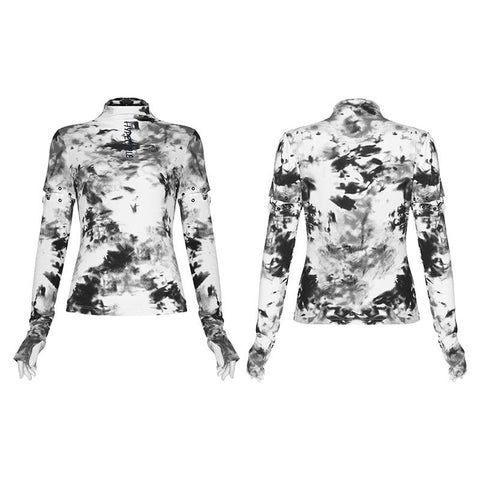 Langarm-T-Shirt mit abnehmbaren Ärmeln