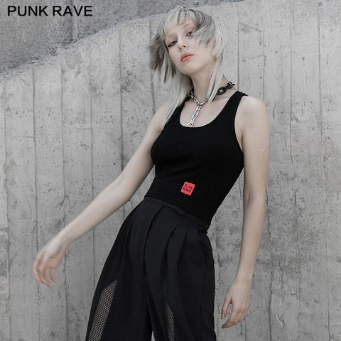 Weste mit Kreuzdruck hinten