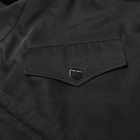 Gitterstich Lange Jacke (mit Taille)