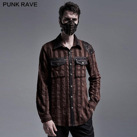 Steam Punk Metal Maske