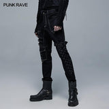 Punk gerade lange Hose