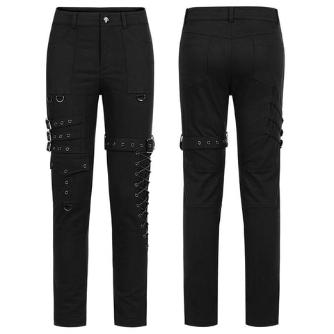 Punk gerade lange Hose