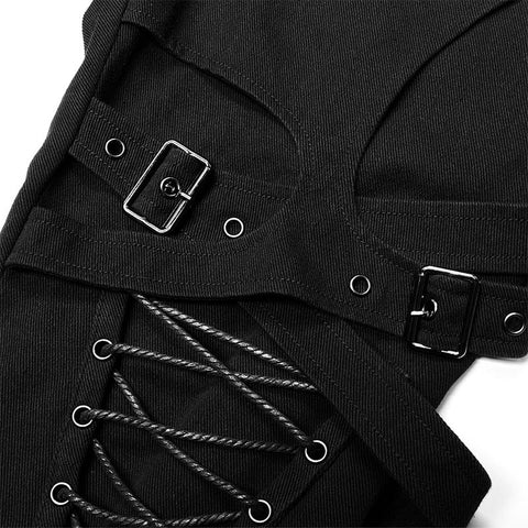 Punk-gekreuzte lange Hose