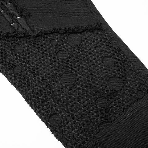 Punk elastisch gewebte lange Hose