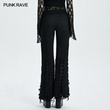 PUNK weibliche zerrissene Hosen