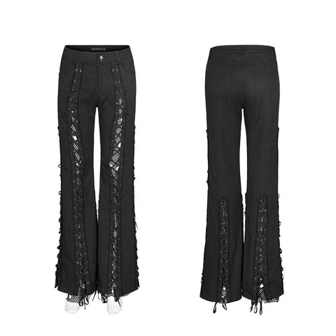 PUNK weibliche zerrissene Hosen