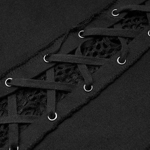 PUNK weibliche zerrissene Hosen