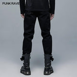 Punk gerade lange Hose
