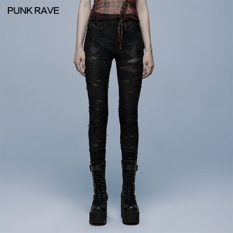 Tägliche Gothic-Ragged-Leggings
