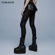 Tägliche Gothic-Ragged-Leggings