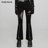 Gothic elastische Schlaghose