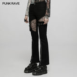 Gothic elastische Schlaghose