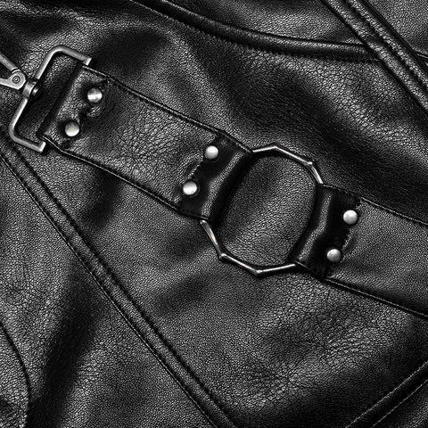 Punk tägliche PU-Lederhose