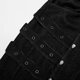 Hose mit lockerem Schritt im postapokalyptischen Stil