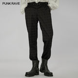 Gothic karierte lange Hose