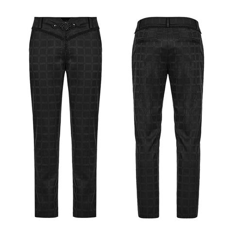Gothic karierte lange Hose