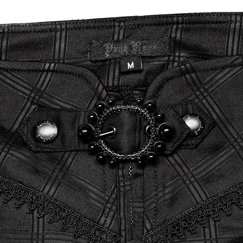 Gothic karierte lange Hose