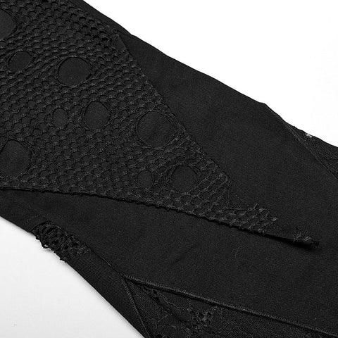 Goth-Spitze ausgestellte lange Hose