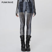 Die postapokalyptische Techwear Tight Mesh Leggings