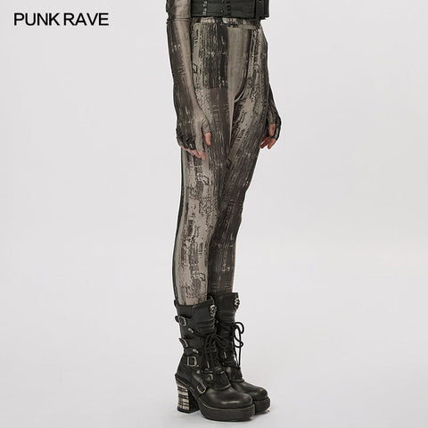 Die postapokalyptische Techwear Tight Mesh Leggings