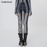 Die postapokalyptische Techwear Tight Mesh Leggings