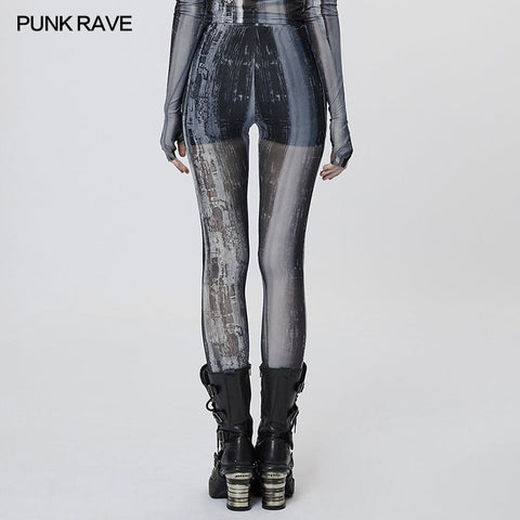 Die postapokalyptische Techwear Tight Mesh Leggings