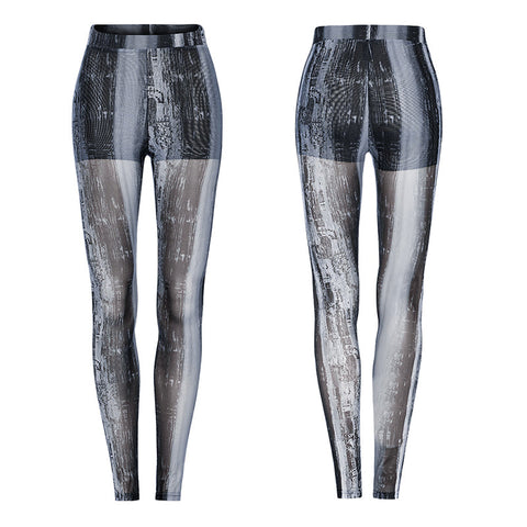 Die postapokalyptische Techwear Tight Mesh Leggings