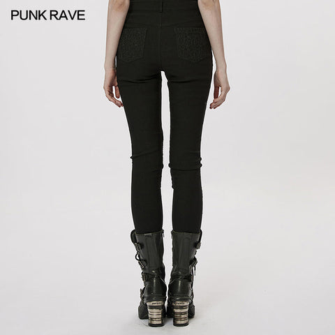 Gothic aushöhlen Leggings