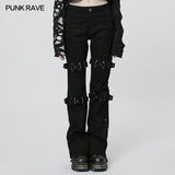 Goth ausgestellte lange Hose
