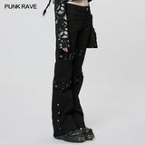 Goth ausgestellte lange Hose