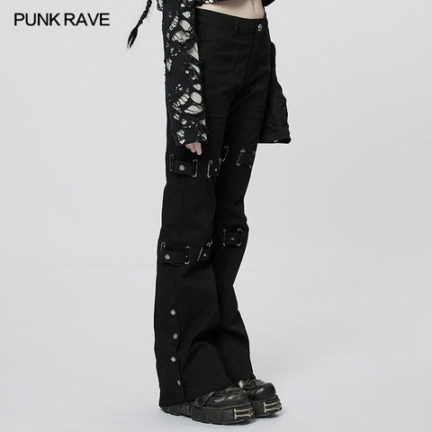 Goth ausgestellte lange Hose