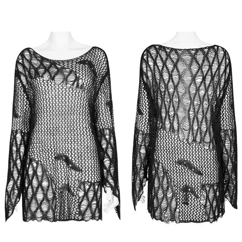 Unregelmäßige hohle Pullover