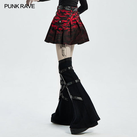 Dip Dye PUNK Halbrock mit Saum