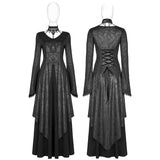 Gothic wunderschönes langärmliges Kleid