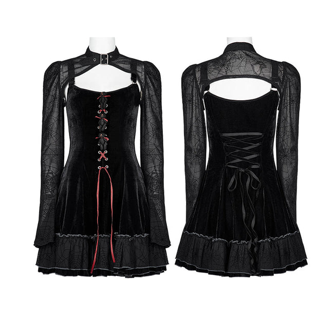 Gothic zweiteiliges Mädchenkleid