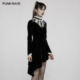 Gothic asymmetrisches Kleid