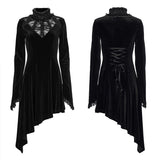 Gothic asymmetrisches Kleid