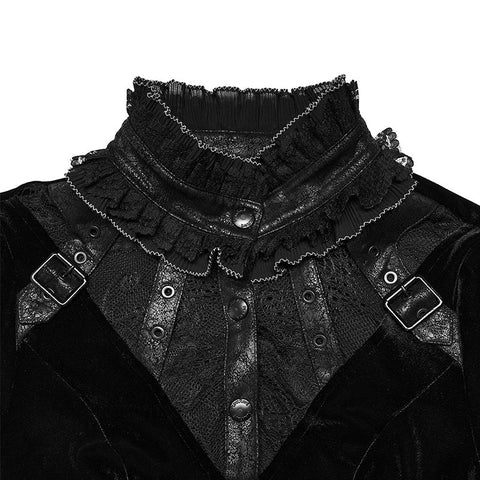 Gothic asymmetrisches Kleid