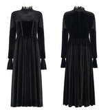 2022 Gothic-Samtkleid
