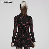 2022 Goth-bedrucktes Kleid