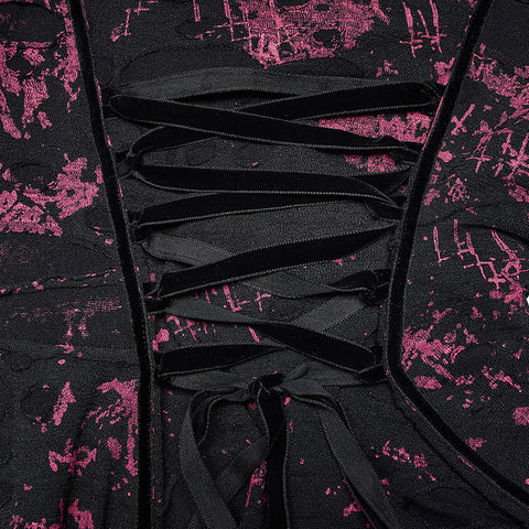 2022 Goth-bedrucktes Kleid